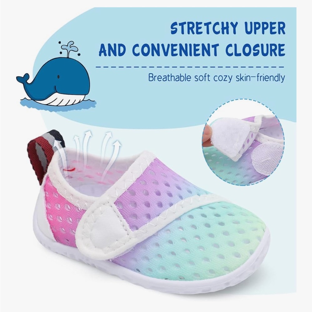 Toddler Girl's Size 8 Water Shoes - Picture 3 of 9